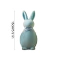 thumbnail image 3 of Tdxkok Easter Decorations Easter Bunny Figurines Desktop and Home Decorations. Easter Home Decor, 3 of 6