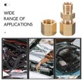 thumbnail image 4 of Mobutofu 1Set Universal Hose Connector Compact Copper Brass Oil Hose Adapter for Car and Home Use, 4 of 5