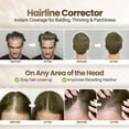 thumbnail image 3 of Koloret Root Touch Up Powder– Medium Blonde Powder for Women & Men, Instant Root Cover Up for Gray Coverage, Hairline Concealer for Thinning Hair & Bald Spots, Water-Resistant & Smudge-Proof, 4g, 3 of 5