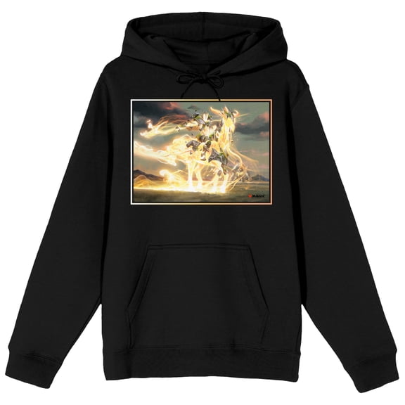 Magic the Gathering Cavelier of Dawn Men's Black Sweatshirt-3XL