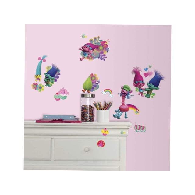 Adhesivos de pared RoomMates DreamWorks Trolls RMK3400SCS