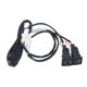 thumbnail image 3 of Adaptador de cargador de coche,Arnés de cableado del cargador de coche Adaptador de cargador de coche,Luz indicadora de atmósfera LED para enchufe de cargador de coche,Adaptador de cargador, 3 of 7