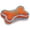 Orange Corduroy Bone, variant on Happy Pup Birthday Bone Dog Toys Corduroy Plush or Set Fun Chew Play or Fetch 8" (Blue Plush Bone)