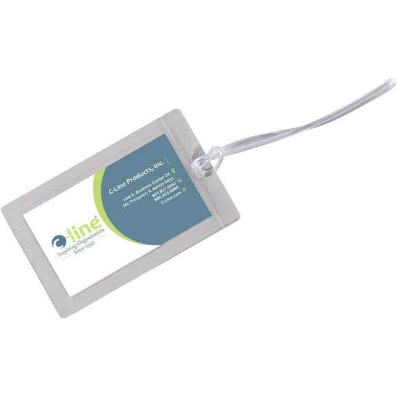 C-Line Custom Laminated Luggage Tags