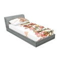 thumbnail image 2 of Ambesonne Nautical Fitted Sheet & Pillow Sham Set, Flock Facing Others, Twinxl, Multicolor, 2 of 2