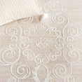 thumbnail image 6 of SAFAVIEH Glamour Euler Abstract Area Rug, Light Brown/Ivory, 6' x 9', 6 of 7