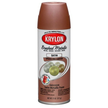 Spray Brush - Krylon ColorMaster Brushed Metallic Satin Spray Paint