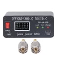 thumbnail image 1 of Power Meter,1.8MHz‑50MHz SWR Power Wavelength Wavelength Meter Shortwave Antenna Power Meter Built for Precision, 1 of 7
