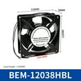 thumbnail image 1 of 1Pc Small Axial Fan Bem-12038Hbl 220V Silent And Powerful Small Exhaust Fan, 1 of 9