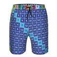 thumbnail image 3 of Pofeuu Multiplication Table Prin Men's Swim Trunks Quick Dry Bathing Suit Swimming Board Shorts Mesh Lining Beach Swimwear-Medium, 3 of 6