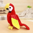 thumbnail image 2 of FELTECHELECTR 1 pieza de juguete de simulación de loro de peluche, adorable pájaro de juguete, decoración para fiestas, suministros para niños y niñas., 2 of 7