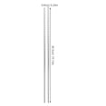 SWETRACE Anti-Slip Stainless Steel Chopsticks Plated Silver for Home ...