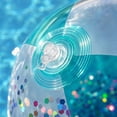 thumbnail image 5 of Outdoor Pvc Inflatable Beach Ball, 10.63 Inch Portable Sturdy Solid Waterproof Pool Toys for Summer Pool Party Decorations, Beach Games, Indoor Outdoor Yard Festival Decorations, 5 of 7