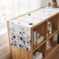 thumbnail image 6 of Purple Spring Floral Table Runner, Elegant Pastoral Flowers Watercolor Cotton Linen Table Runners 120 Inches Long, Dresser Scarf Runner for Dining/Living Room/Kitchen/Square Tables 13''x120'', 6 of 9