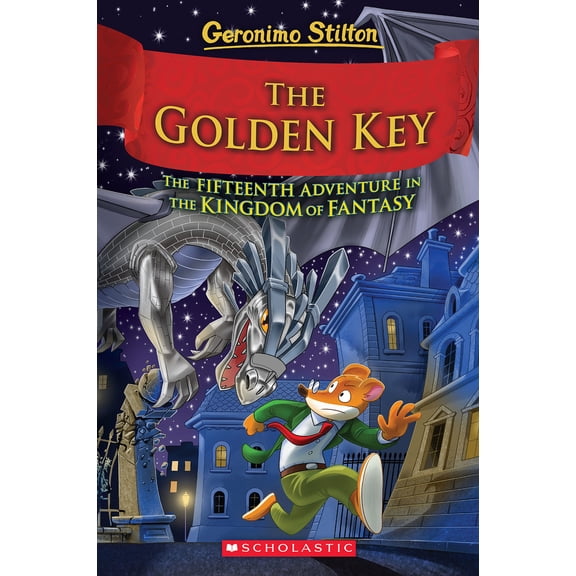Pre-Owned The Golden Key (Geronimo Stilton and the Kingdom of Fantasy #15): Volume 15 (Hardcover) by Geronimo Stilton