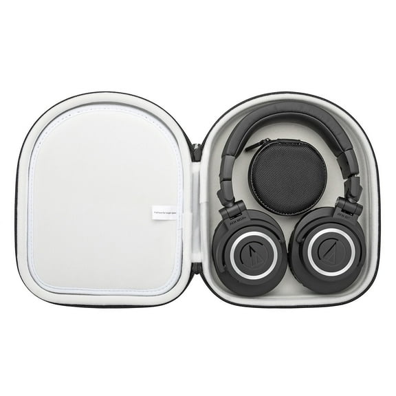 Audio-Technica ATH-M50X Professional Monitor Headphones with Knox Protective Headphone Case
