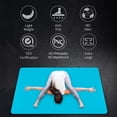 thumbnail image 5 of CAMBIVO Large Yoga Mat (6'x 4') Extra Wide TPE Mat, 1/4-In Thick Exercise Fitness Mat, 5 of 7