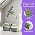 thumbnail image 6 of Pedal Resistance Bands with Handles, Multifunction Elastic Yoga Resistance Band, Elastic Yoga Pedal Puller Band for Abdomen Waist Arm Leg Workout（Purple）, 6 of 9