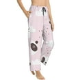 thumbnail image 3 of Kdxio Women's Comfy Stretch Cute PandaPrint Drawstring Pajama Pants-X-Large, 3 of 9
