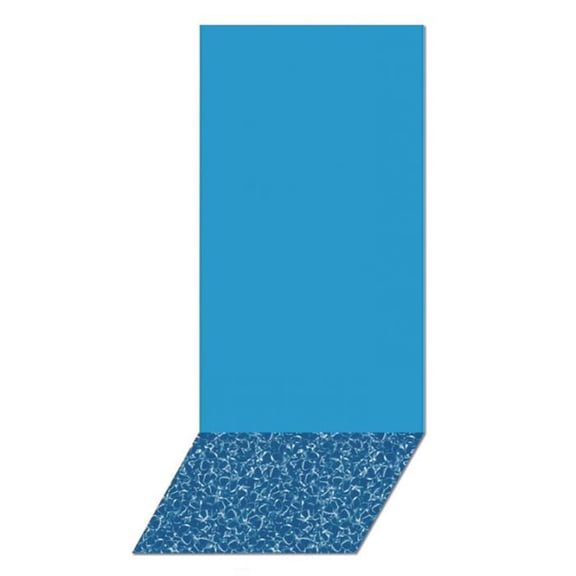 Harris Pool Products Overlap Replacement Liners For Above Ground Swimming Pools – 27’ Round, 48"-52” Wall Height, 20-Gauge – Swirl Bottom.
