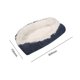thumbnail image 3 of 2 en 1 Rectángulo Gato Perro Cojín Cama Antideslizante Felpa Mascotas Perreras (Azul Blanco M) Ehuebsd Para estrenar, 3 of 5