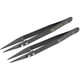 thumbnail image 1 of Pinzas de precisión antiestáticas ESD de Unique Bargains, pinzas de punta recta de acero inoxidable para electrónica de manualidades 2Pcs, 1 of 3