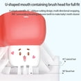 thumbnail image 4 of Cepillo De Dientes En Forma De U Para Niños, Cepillo De Dientes En Forma De U De 360 Grados Con Cabeza Suave Cepillo De Dientes De Masaje Blanqueador De Entrenamiento Para Niños De 2 A 6 Años Muyoka Hogar, 4 of 7