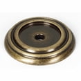 thumbnail image 3 of Alno A616-14-PN Charlie's 1-1/4" Round Solid Brass Cabinet Knob Backplate - Nickel, 3 of 7