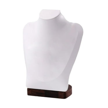 hengtong Necklace Display Chain Bust Stand Holder for Desktop Countertop Trades Shows