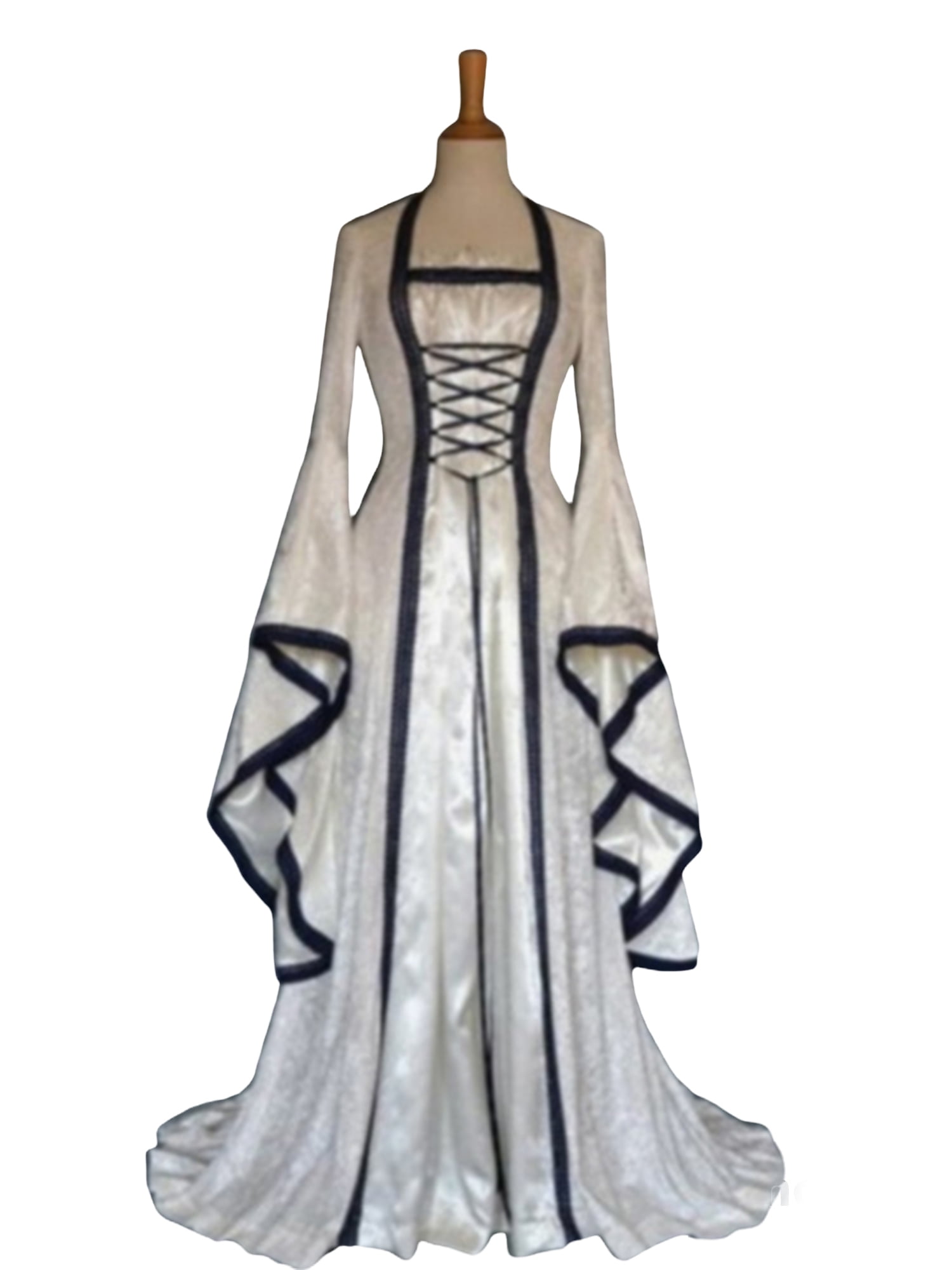 LilyLLL Womens Halloween Costumes Renaissance Flare Sleeve Victorian