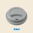 thumbnail image 1 of 2 Sizes Universal Reusable Silicone Cup Cover Fresh Lids Insulation Anti-Dust Cup Cover Coffee Mug Lid Suitable For 8.5-9cm, 1 of 6