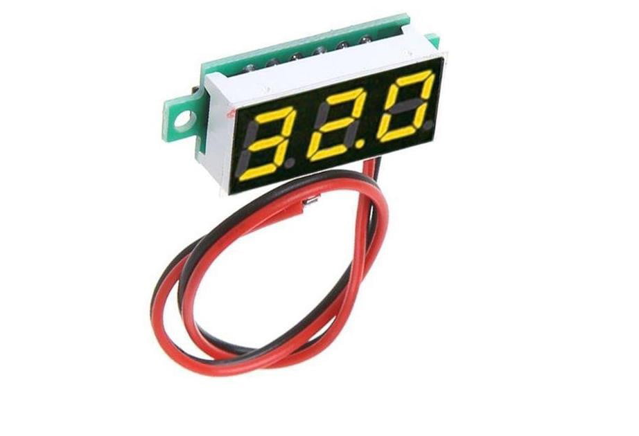 5 X Mini Digital DC 2.5V-30V LED Panel Voltmeter 0.28 Inch Two-Wire Tester Meter 