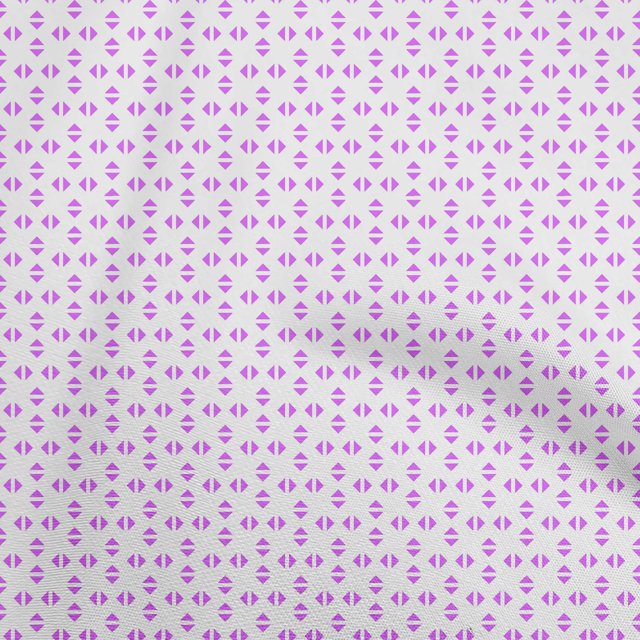 oneOone Cotton Poplin Twill Purple Fabric Geometric Sewing Craft Projects Fabric Prints By Yard 56 Inch Wide