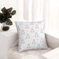 thumbnail image 6 of Yiaed Heart Rabbit Print Pillow Covers Super Soft Decorative Square Throw Pillow Covers Case Cushion Covers for Sofa Couch Bedroom Car Decor（No pillow core）-24"x24", 6 of 7