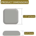 thumbnail image 2 of SCSYV Door Stoppers Wall Protector - Silicone Door Knob Guard Wall Shield - Self-Adhesive Door Handle Bumper Silencer for Home Office Walls (White, G, 2 of 5