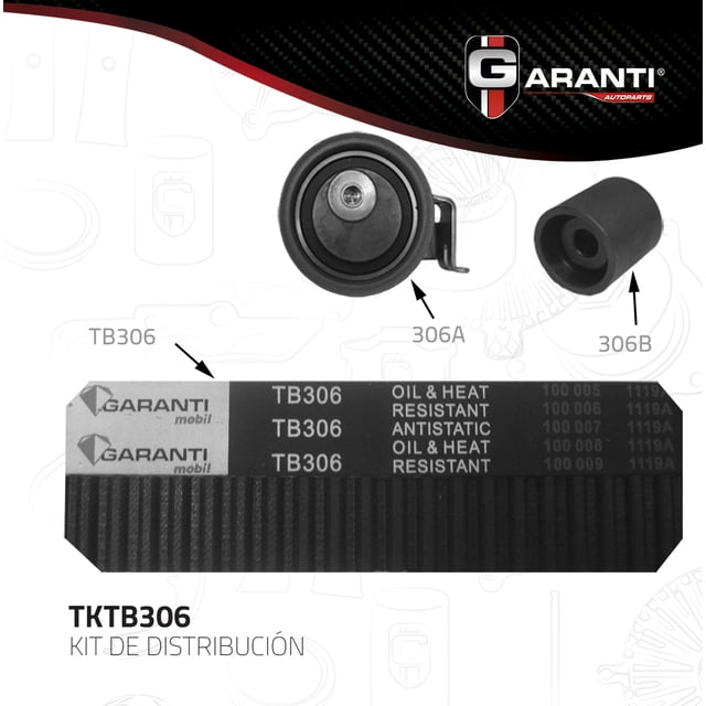 Kit Distribucion Garanti Para Volkswagen Jetta 1999 - 2010