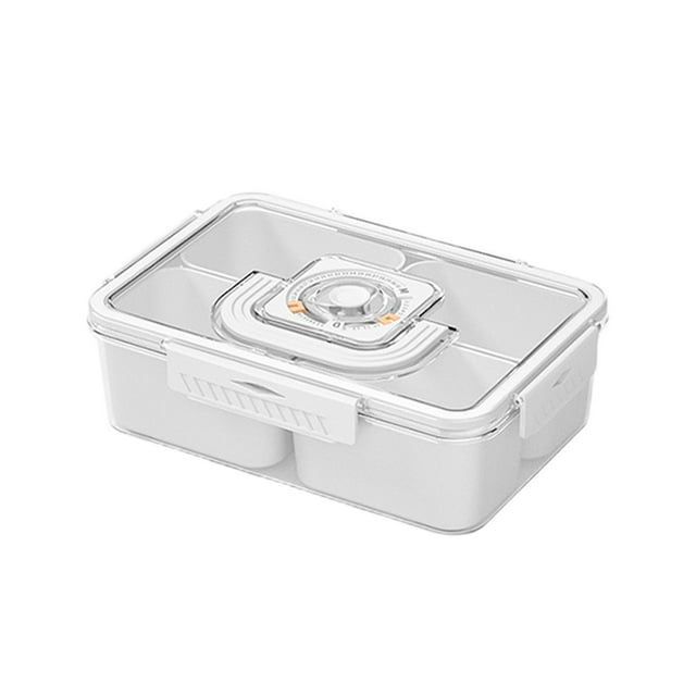 Food Storage Containers, Kitchen Plastic Food Storage Container with Airtight Lids Reusableleftover Food Lunch Boxes - Leak Proof
