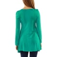 thumbnail image 3 of Women's Long Sleeve Scoop Neck Tunic Top, 3 of 4