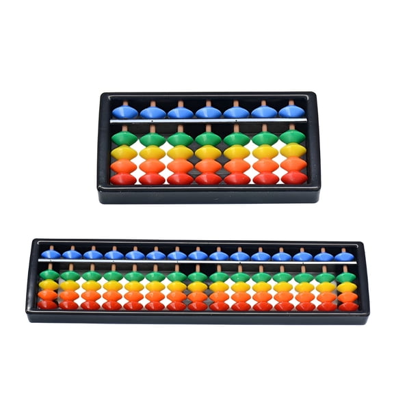 BESTSKY 2026 New 2Pcs Abacus,15Rows Abacus for Toddlers 3-5, Kids Counting Tools,For Math Learning,School,Home Use,Early Education,Color_Mixing3