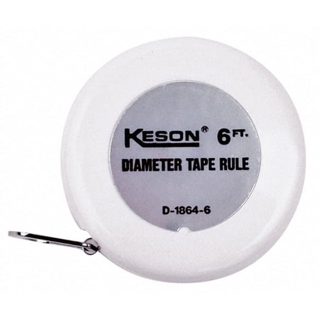 UPC: 0052837005703 | Keson Tape Measure 1/4 In x 6 ft White In./Ft. D18646