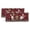 Burgundy, Beige, Black, variant on 2 Pack Valances for Windows, Kitchen Chef Vintage Window Valances for Living Room/Bedroom/Bathroom, Rustic Baker Cooking Checkered Light Filtering Kitchen Curtain Valance Window Treatment 42"W x12" L