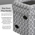 thumbnail image 4 of Cat Cube | Cat House / Cat Condo in Fashionable Mushroom Diamond Print | 15.5L x 15.5W x 16.5H Inches, 4 of 7