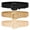 B-Black+Khaki+Beige, variant on WHIPPY Women Elastic Woven Belt for Dresses Straw Braided Belt for Ladies