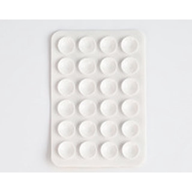 Funda de cuero con ventosa de silicona cuadrada de 24 granos, ventosa de arco, ventosa de silicona para teléfono móvil