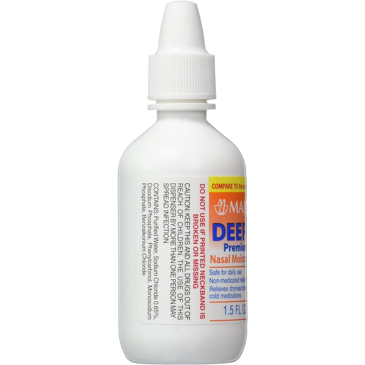 Deep Sea Saline Nasal Spray for Ocean Nasal Moisturizing Spray 1.5 oz per Bottle Pack of 12 Bottles