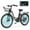 Black, variant on MOONCOOL Electric Bicycle for Adults 350W , 7-Speed Ebike with 36V 10.4Ah Removable Battery， 40 Miles Range , 20 mph Electric Commuter Bike for Women Men, Certified to UL 2849 by SGS