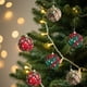 thumbnail image 5 of Seyotauo 9 Pcs Burlap Christmas Ball Ornaments, 3.14 Inch Rustic Buffalo Plaid Christmas Tree Ornaments, Natural Jute Farmhouse Decorations for Xmas Tree Holiday Party Wedding Home Hanging Decor, 5 of 6
