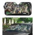 thumbnail image 4 of 3D Couple Of Koala Windshield Sunshade Universal Fit Cars Suv Truck, 4 of 6