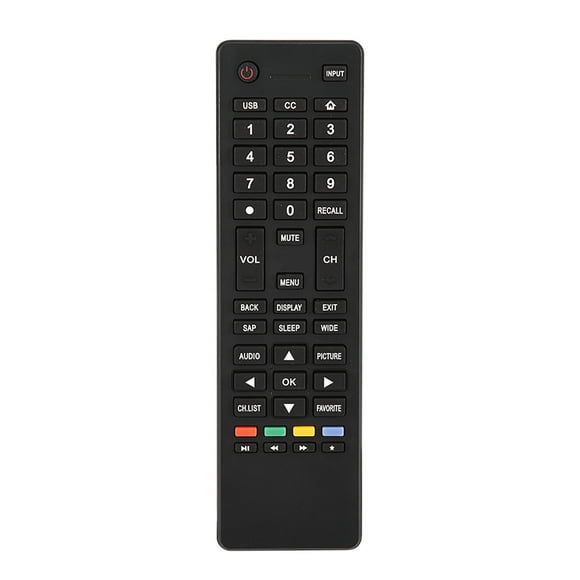 Reemplazo de control remoto de TV, Material ABS, Hasta 10 M de Distancia Remota, Negro, 17,5x5x2 cm, Para Modelos de TV HTR-A18M 55D3550 40D3500M 48D3500