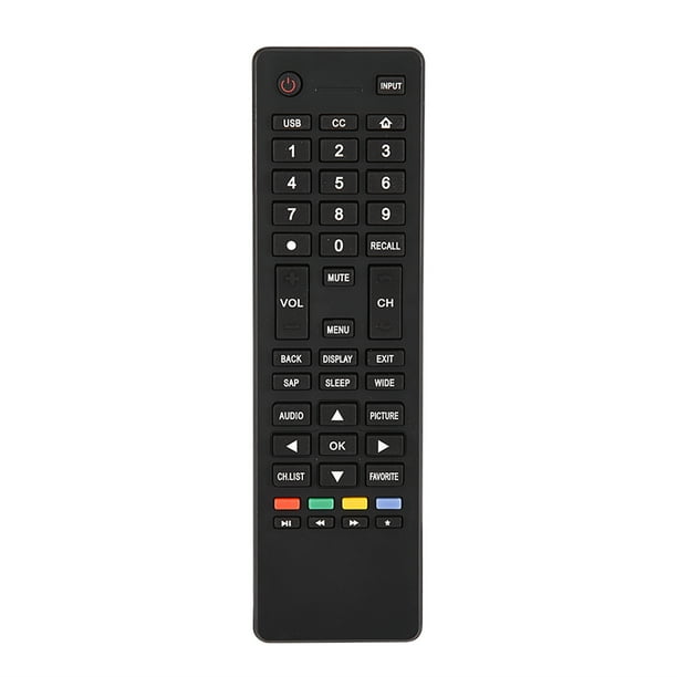 Reemplazo de control remoto de TV, Material ABS, Hasta 10 M de Distancia Remota, Negro, 17,5x5x2 cm, Para Modelos de TV HTR-A18M 55D3550 40D3500M 48D3500